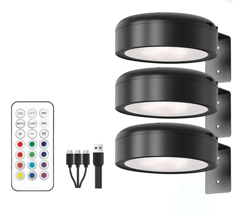 Magnetic LED lights (3szt.) - Uniwersalne lampki na każdą okazję